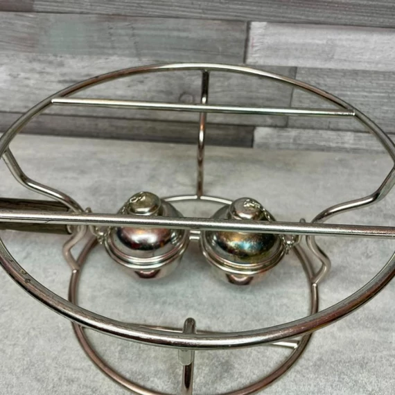 Retro olajgyertyás melegítő állvány