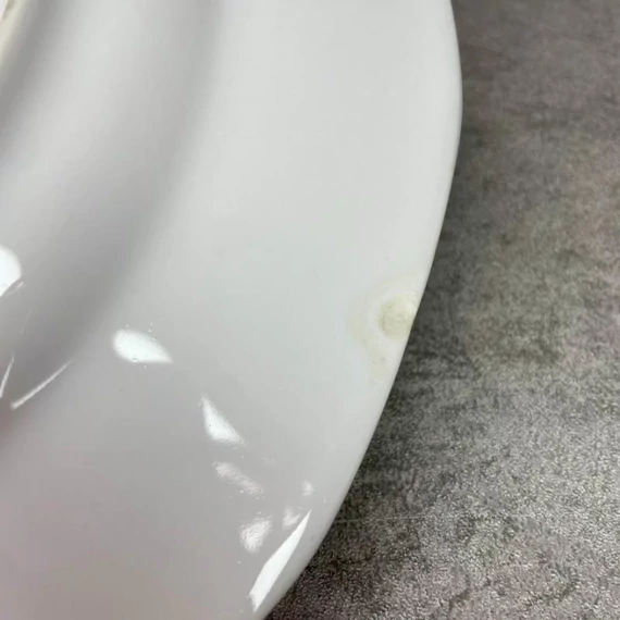 Lubiana lengyel fehér porcelán lapostányér szett