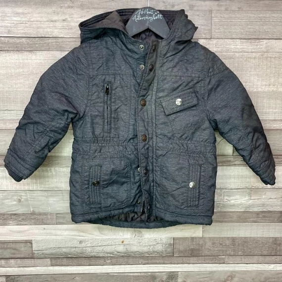 F&F szürke gyerek kabát 2-3 év