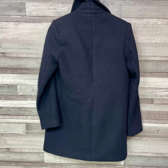 Zara sötétkék női szövetkabát XS