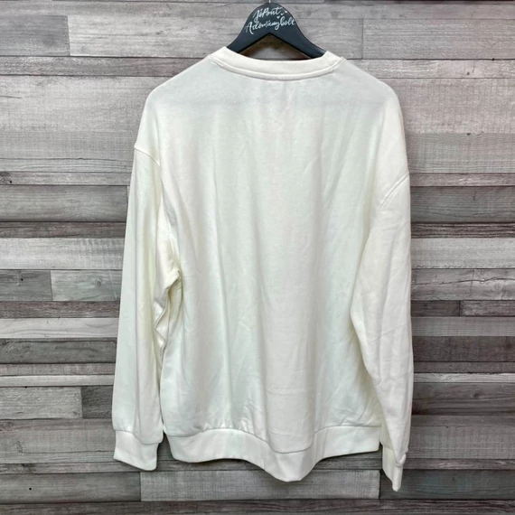 ALDImania Sweatshirt Limited Edition fehér pulóver színes mintával XL