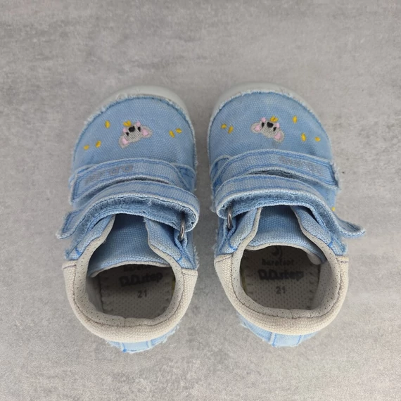 D.D.step világoskék koalás tépőzáras vászoncipő, 21