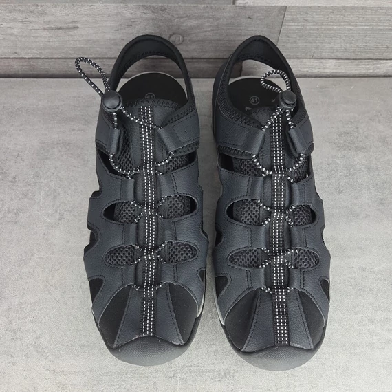 Crane fekete zárt orrú sport szandál, 41