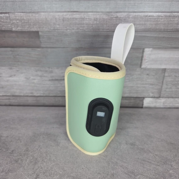 Hordozható türkiz USB-s cumisüveg melegítő