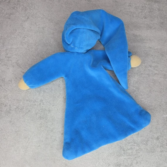 Waldorf jellegű kék álommanó szundikendő, alvó rongyi