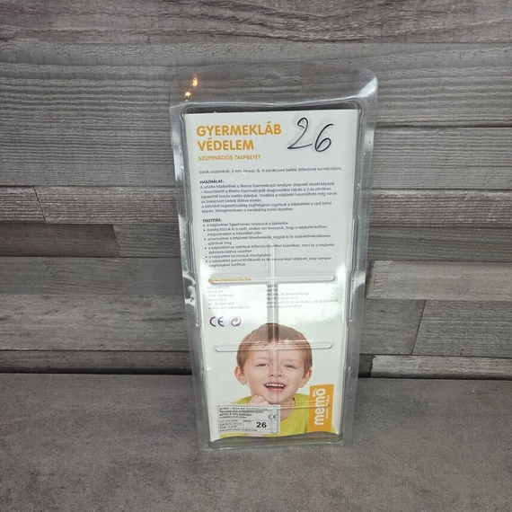 Memo szupinációs talpbetét, 26