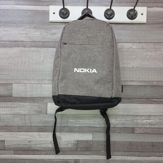 Nokia szürke többfakkos laptop hátizsák