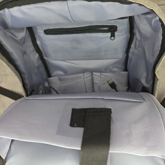 Nokia szürke többfakkos laptop hátizsák