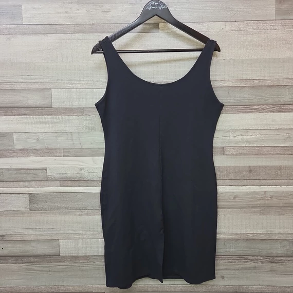 Desigual fekete ujjatlan női ruha, XL