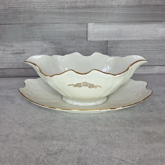 Bernadotte porcelán szószos asztalközép, kínáló tál