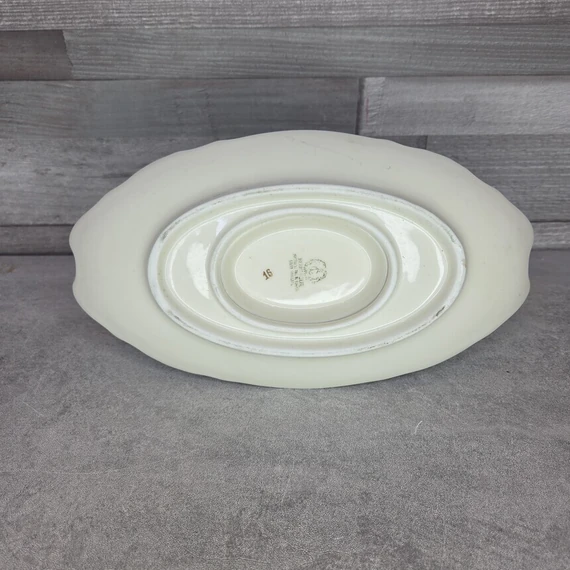 Bernadotte porcelán szószos asztalközép, kínáló tál