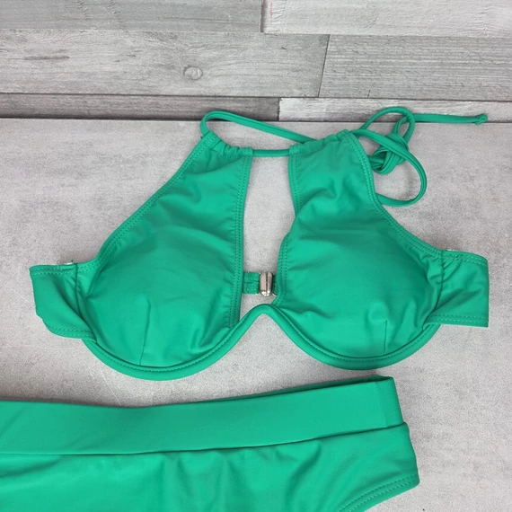 Fűzöld női bikini, M
