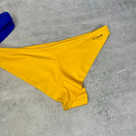 Decathlon Olaian kék-sárga fürdőbugyi szett S