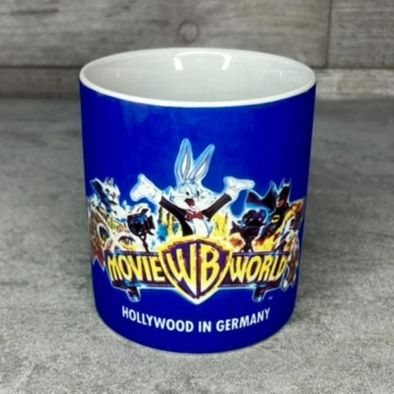Movie WB World Hollywood in Germany 1997 kék mesefigurás bögre
