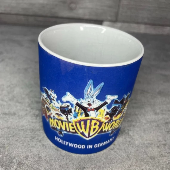 Movie WB World Hollywood in Germany 1997 kék mesefigurás bögre