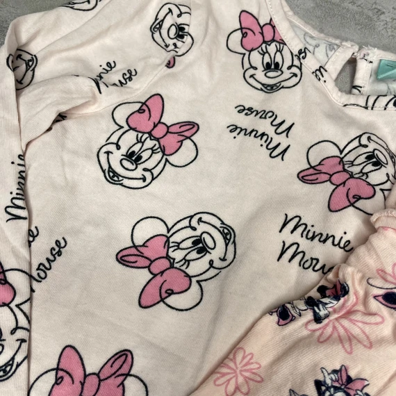 Disney Minnie rózsaszín body, felső, Fred&Flo pink felső szett 92