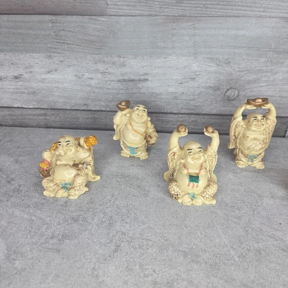 Nevető Buddha kisméretű szobor szett