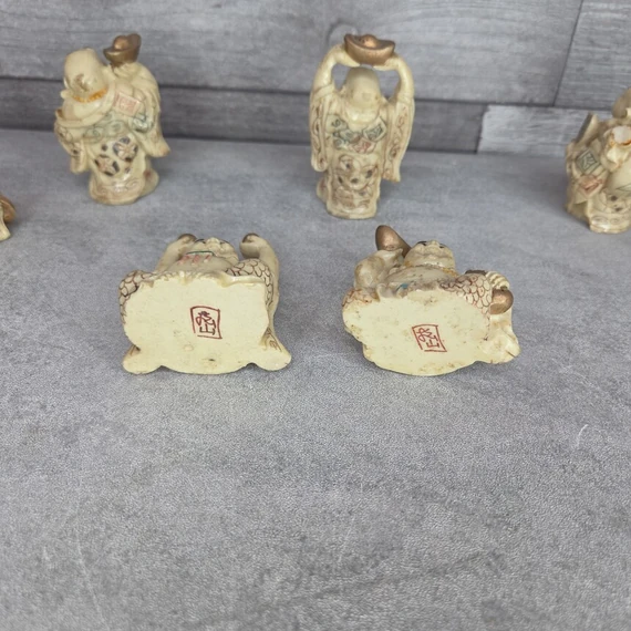 Nevető Buddha kisméretű szobor szett