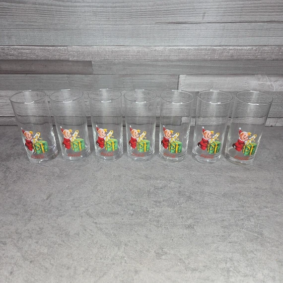 Coca-Cola karácsonyi manós pohár szett