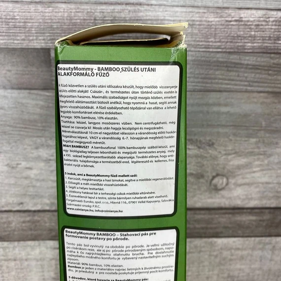 Beauty Mommy Bamboo szülés utána alakformáló fűző S