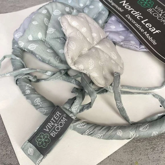 Vinter&Bloom Nordic Leaf öko lógó babaágy dísz
