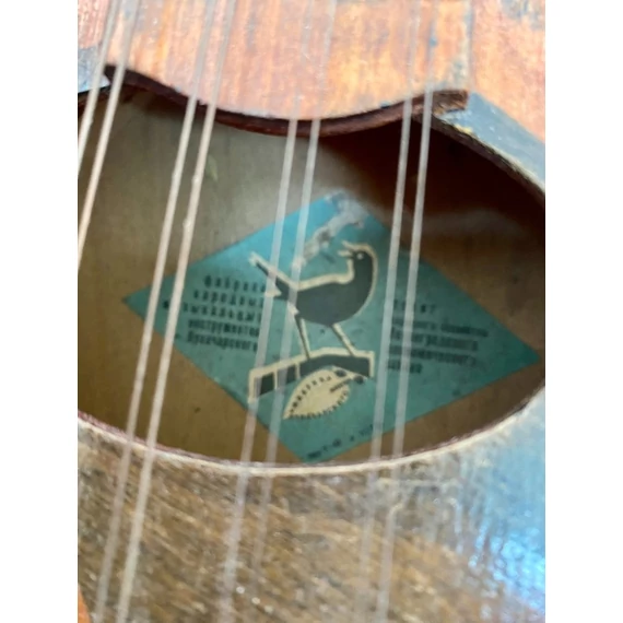 Antik orosz mandolin hangszer
