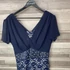 Kép 2/3 - Creativity Woman Wear sötétkék alkalmi ruha 44