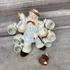 Kép 2/4 - Retro Liba árus ital tartó porcelán dísz pálinkás poharakkal