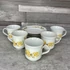 Kép 1/3 - Alföldi porcelán sárga virágos kávés készlet