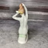 Kép 2/4 - Aquincum Budapest fésülködő női akt porcelán szobor