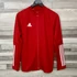Kép 1/3 - Adidas piros cipzáras szabadidő felső 164