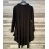Kép 4/4 - Punk Queen fekete zsebes oversize ruha M