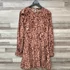 Kép 1/3 - Missguided foltmintás fodros ruha 46
