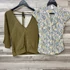 Kép 1/3 - H&amp;M blúz, csillogós felső szett 34