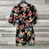 Kép 3/3 - Bershka fekete virágmintás ruha M