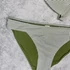Kép 3/4 - Ever me csíkos zöld bikini szett M