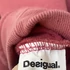 Kép 4/4 - Desigual mintás, feliratos, kapucnis pulóver M