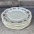 Kép 1/5 - Zsolnay Pécs virágcsokor mintás porcelán tányér szett