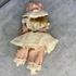 Kép 3/4 - Púder ruhás porcelánbaba