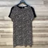 Kép 1/4 - H&amp;M fekete-fehér mintás ruha 34
