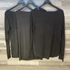 Kép 4/4 - Sisley, Intimissimi, Tezenis fekete hosszú ujjú póló szett M-L