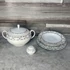 Kép 1/4 - Alföldi porcelán leveses tál 2 személyes tányér szettel