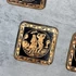 Kép 2/5 - Chile dombornyomott lemez poháralátét készlet 5 főre