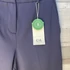 Kép 2/3 - C&amp;A Anle Mid Rise, Slim Leg sötétkék elegáns nadrág 34