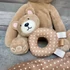 Kép 3/3 - Soft&amp;Cosy barna mackós baba plüss játék szett