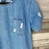Kép 3/4 - Select Denim szaggatott farmerruha 40