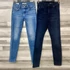 Kép 1/3 - Levis 710 Super Skinny, Denim sötét koptatott farmernadrág szett XS