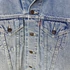 Kép 5/5 - Levis Nightrebel Heroes &quot;We Rule&quot; Jeans Vintage farmer mellény XL