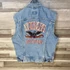 Kép 1/5 - Levis Nightrebel Heroes &quot;We Rule&quot; Jeans Vintage farmer mellény XL
