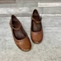 Kép 2/3 - Clarks bőr barna magassarkú cipő 5 (38-38,5)